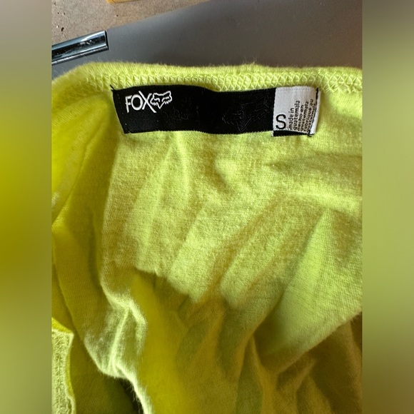 Fox Racing Y2K 2000s Grunge Lime Green Dreamer Graphic Halter Tanktop - Picture 5 of 5